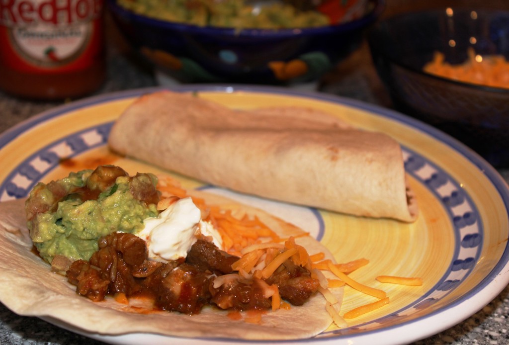 Slow Cooker Pork Adobada Tacos