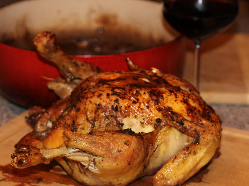 balsamic roasted chicken whole