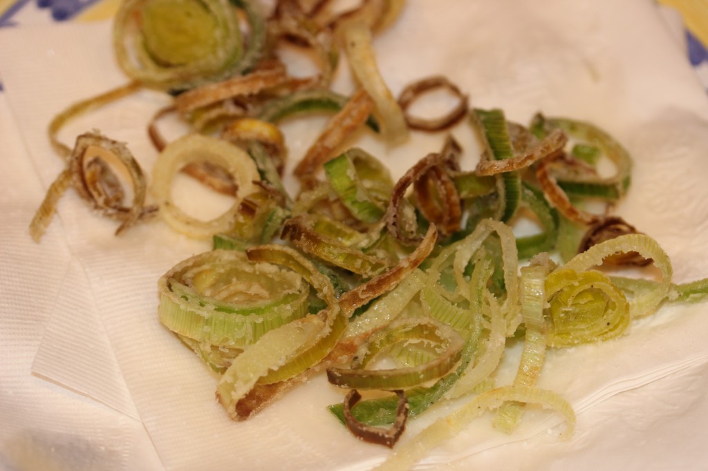 fried leeks