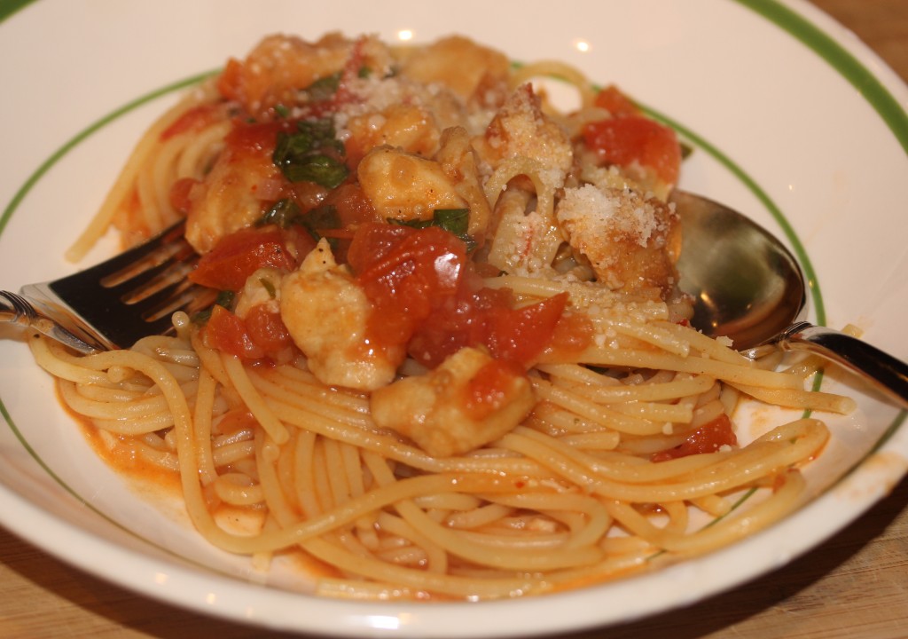 fresh tomato pasta