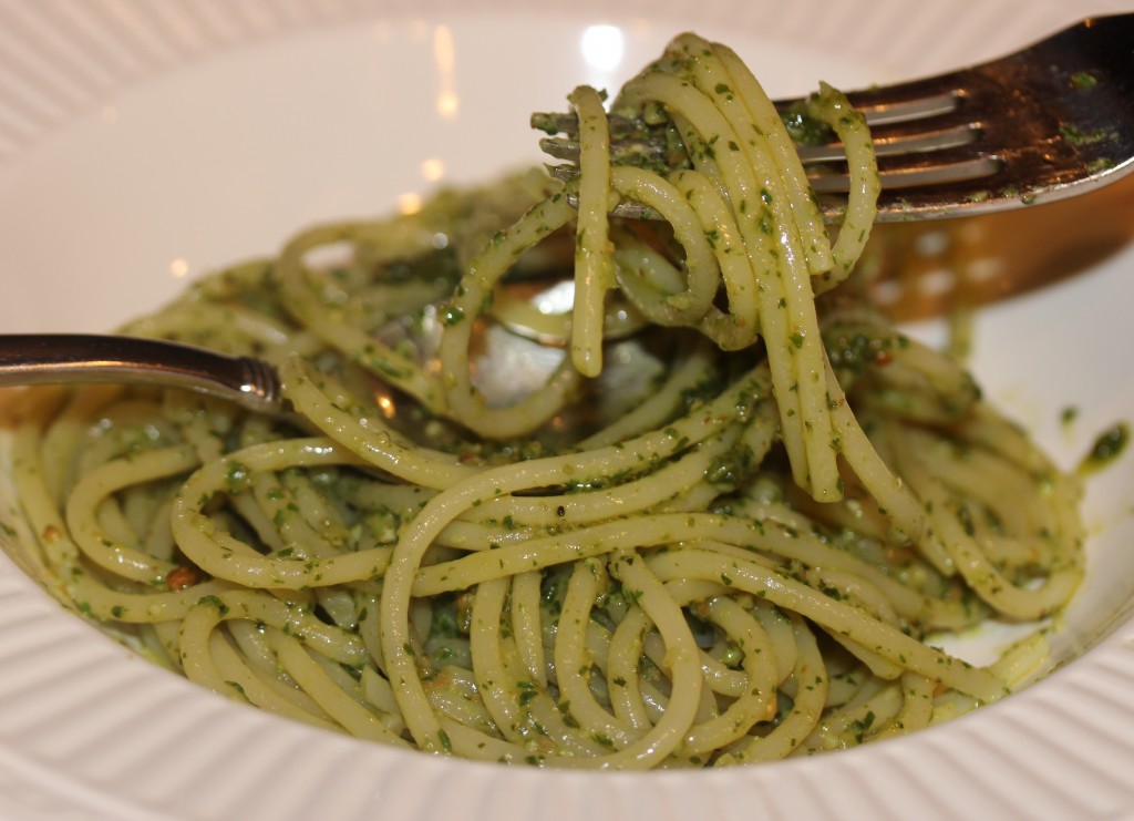 pistachio pesto pasta