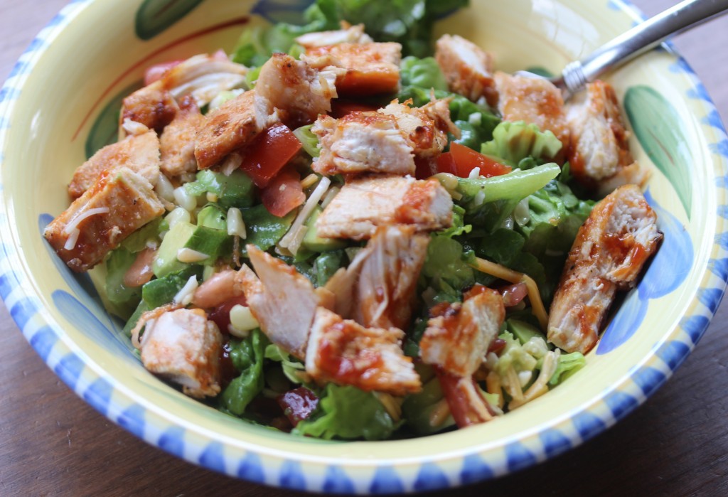 BBQ chicken salad