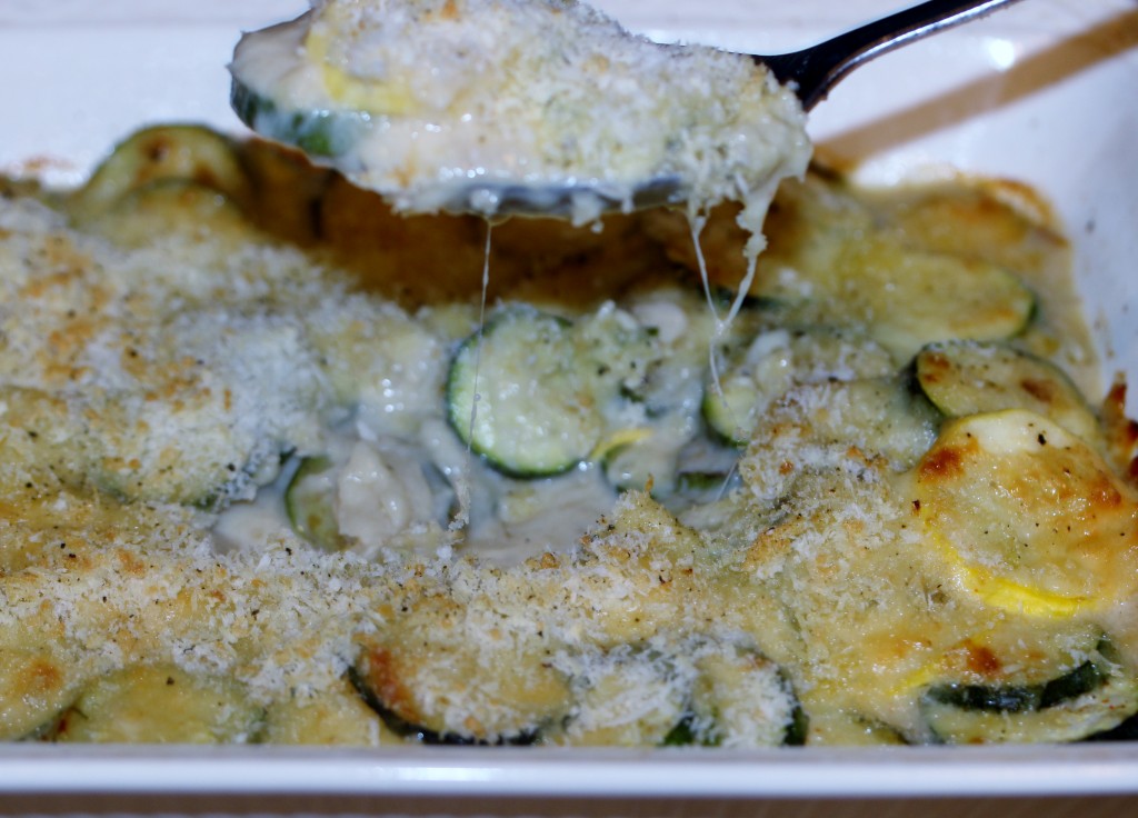 Zucchini gratin