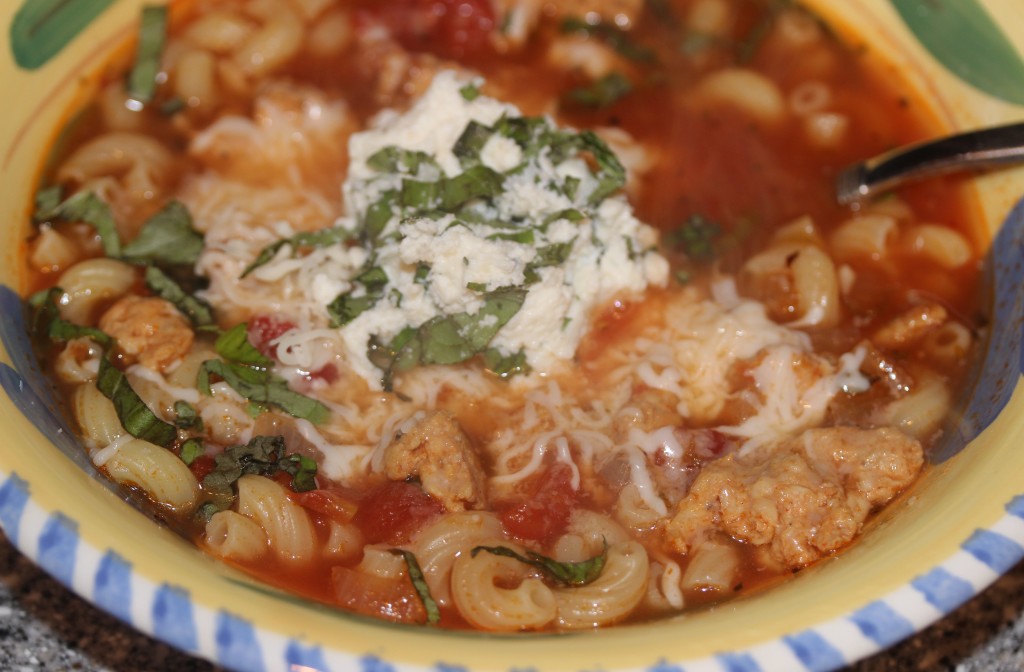 Lasagna soup