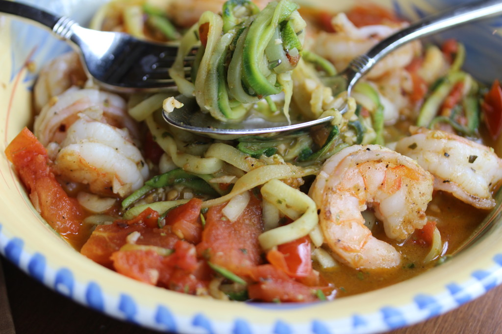 Zucchini Shrimp Scampi