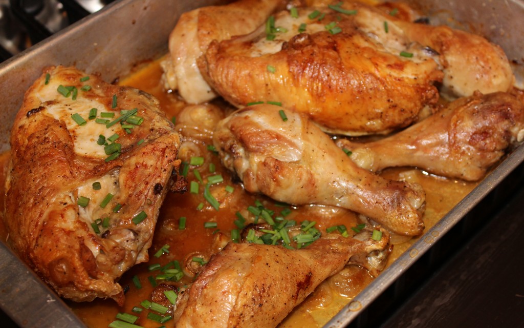 Roast Chicken with Shallots - Cook Eat Run